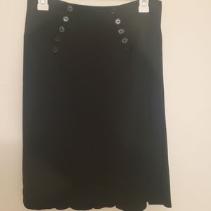 High Waisted Black Skirt